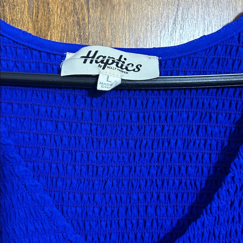 Haptics Elegant Blue Casual Dress for Women - Picture 2 of 4